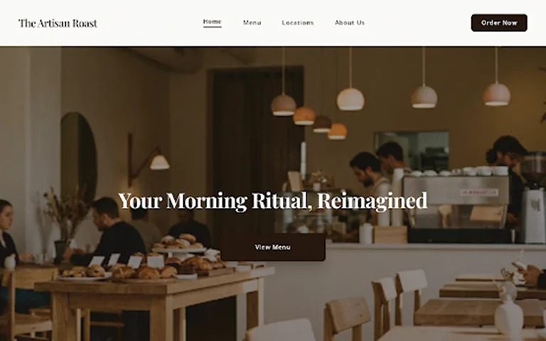 Placeholder preview of a business website